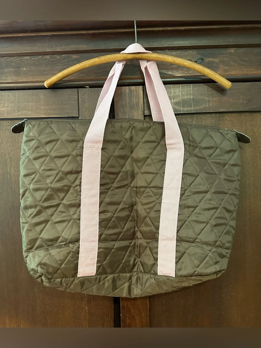 N/A brown quilted